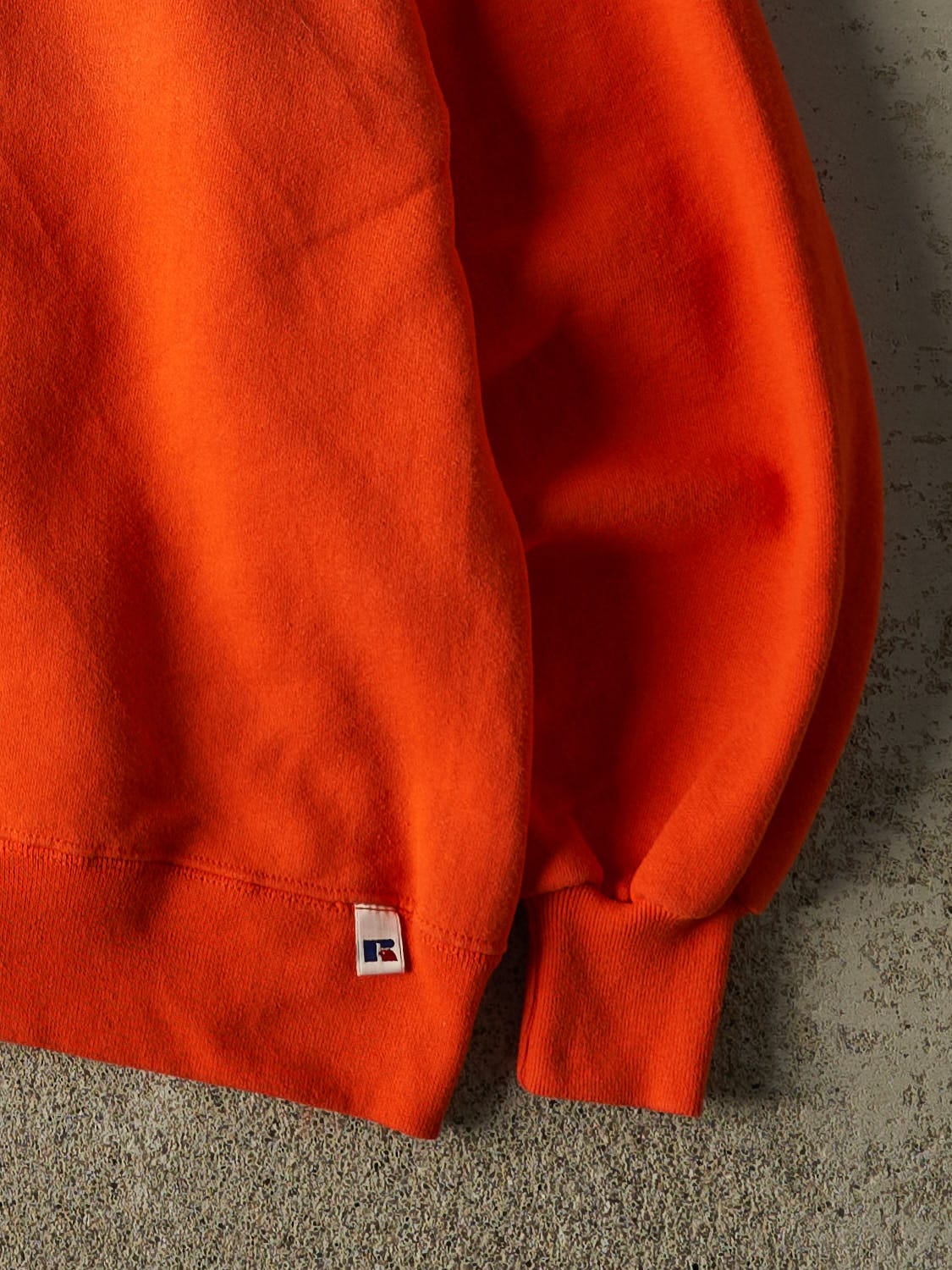 Vintage 90s Orange Russell Athletic Blank Crewneck (M)