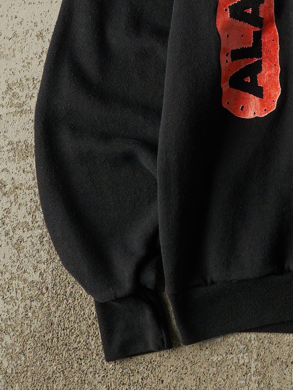 Vintage 90' Black Alaska Collared Crewneck (M)