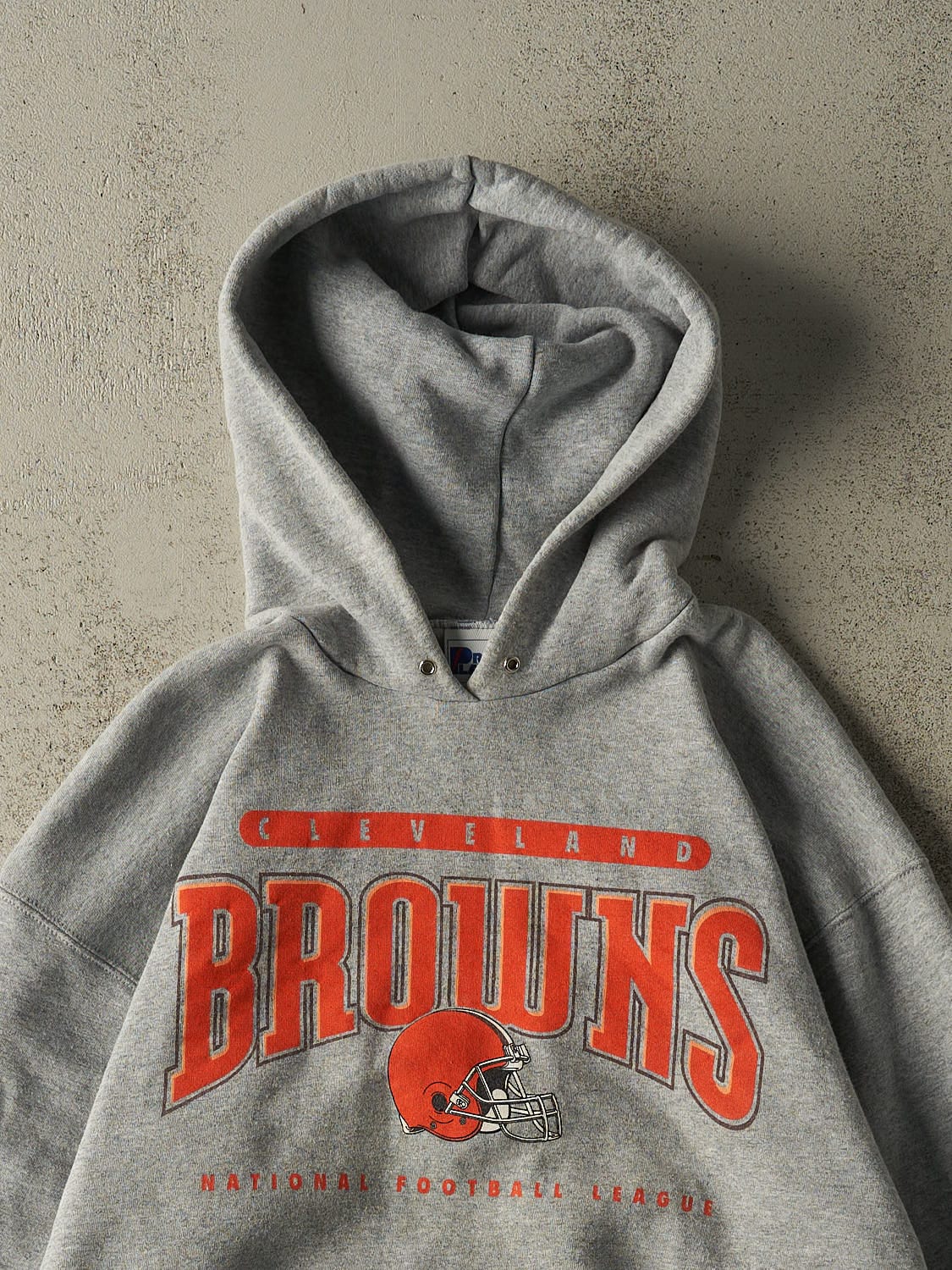 Vintage 90s Grey Cleveland Browns Hoodie (XL/XXL)
