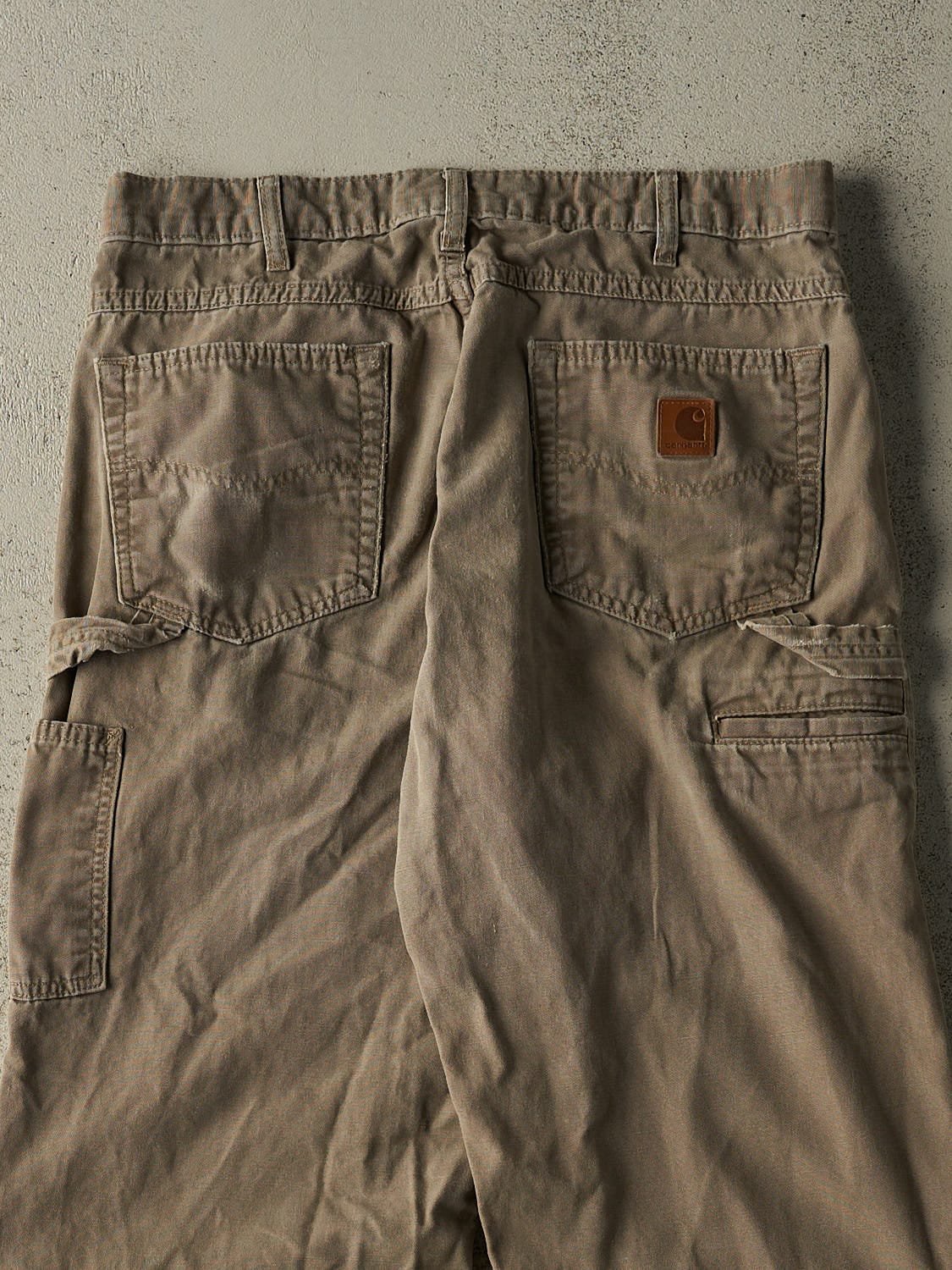 Vintage Y2K Brown Carhartt Carpenter Work Pants (33x32.5)