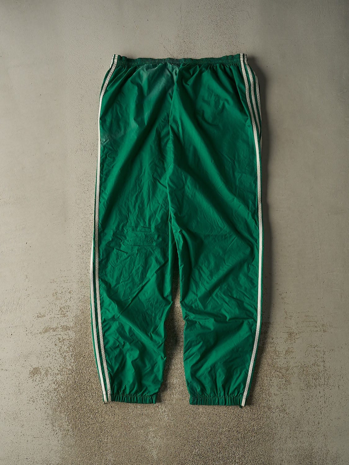 Vintage 90s Green Adidas Track Pants (36x32.5)