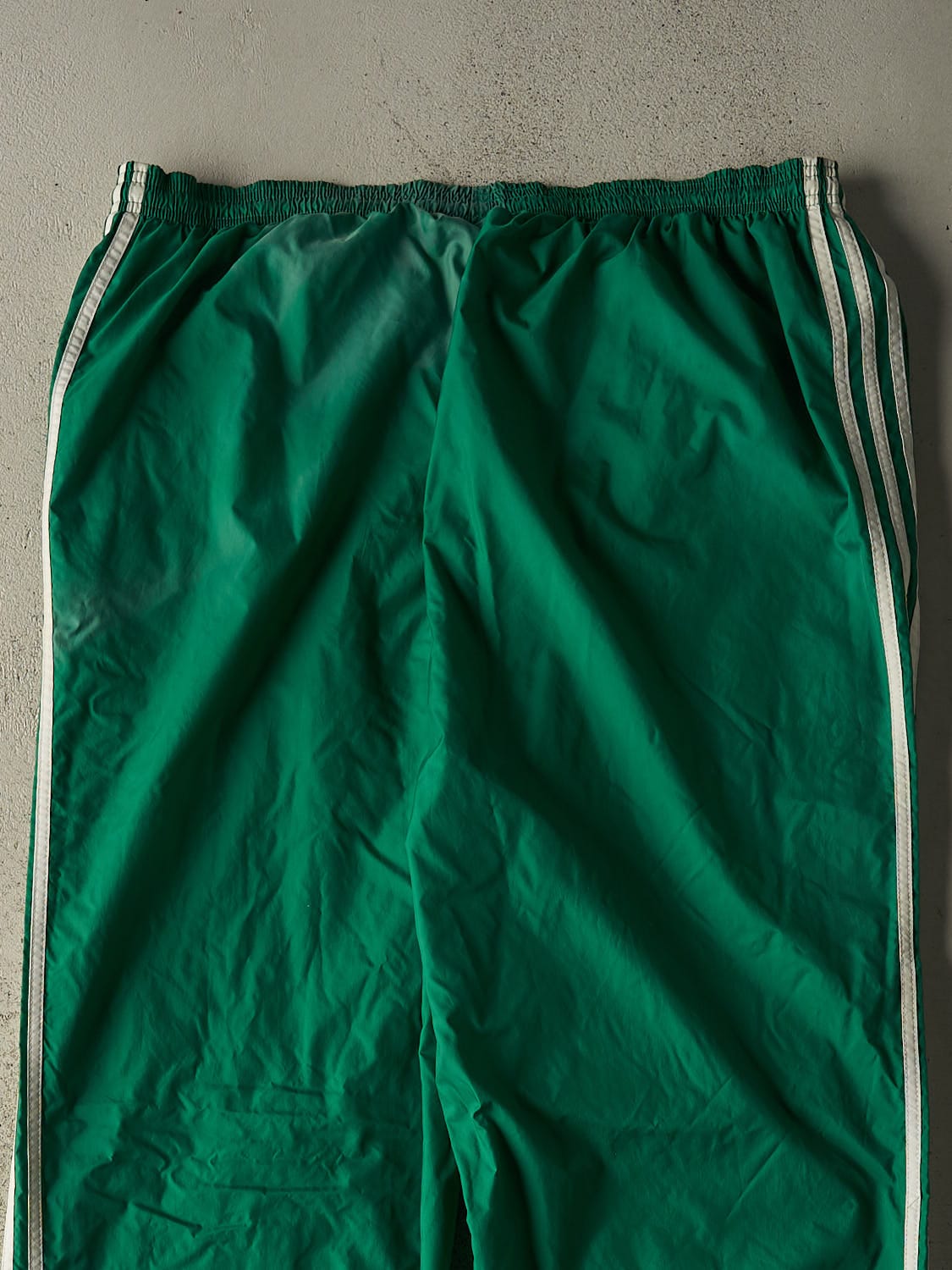 Vintage 90s Green Adidas Track Pants (36x32.5)