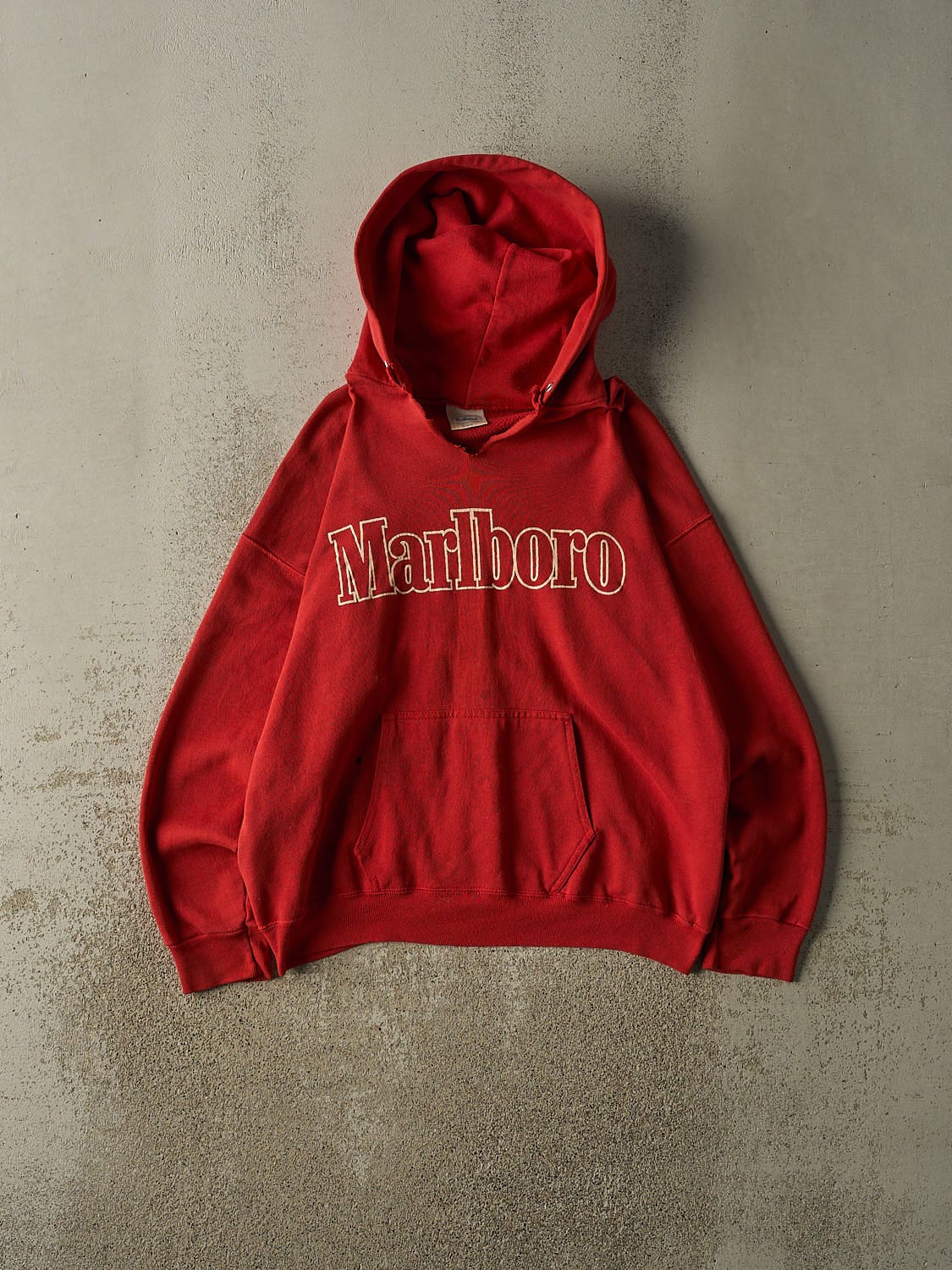 Vintage 90s Red Marlboro Hoodie (L)