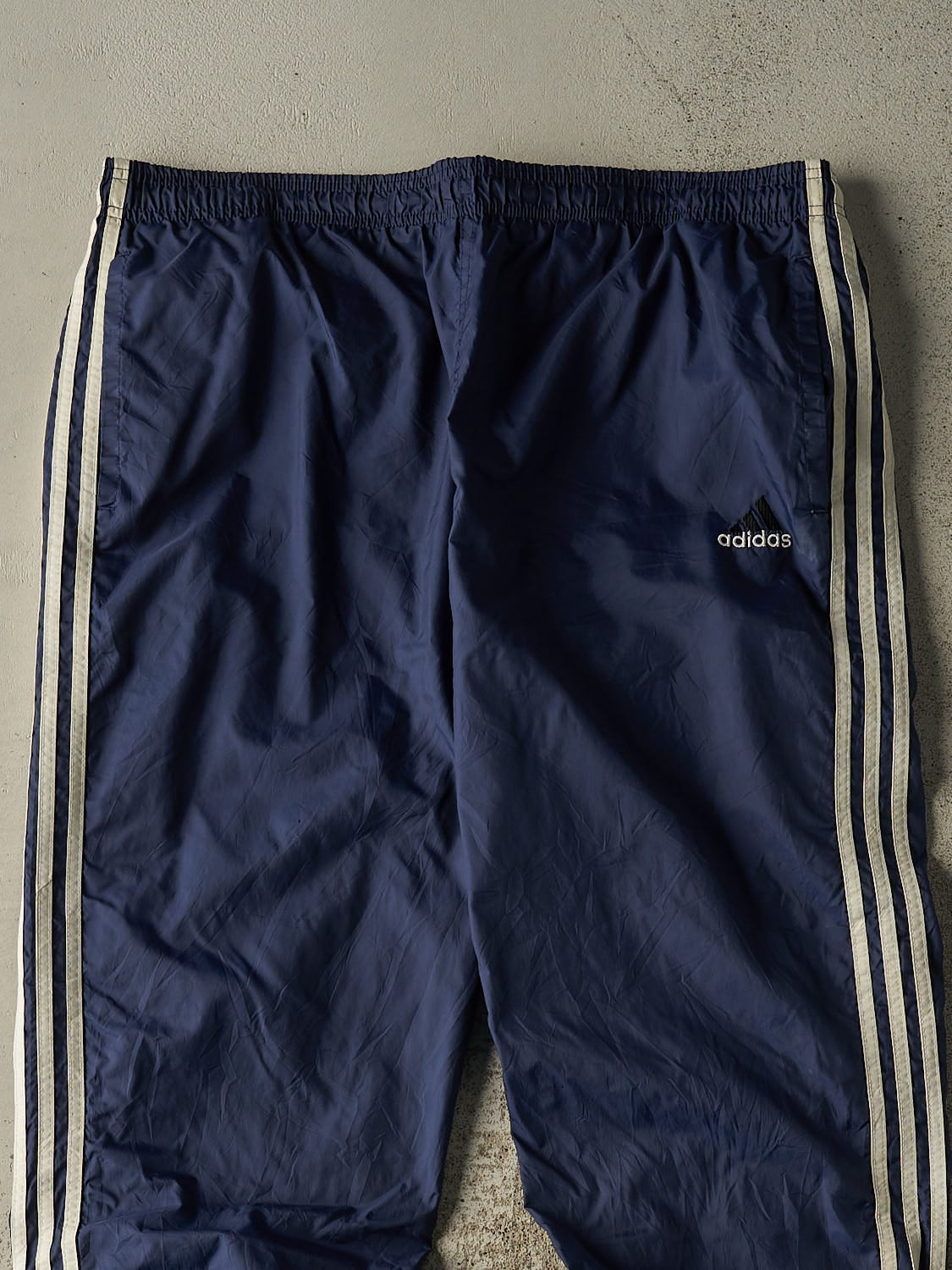 Vintage 90s Navy Blue Adidas Track Pants (38x31.5)