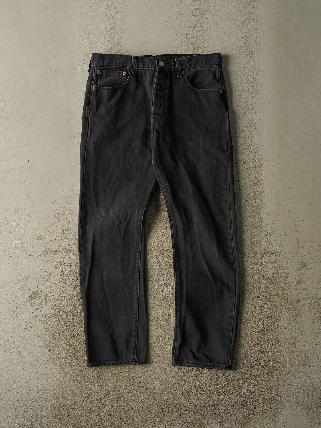 Vintage Y2K Faded Black Levi's 501 Denim Pants (32x29)