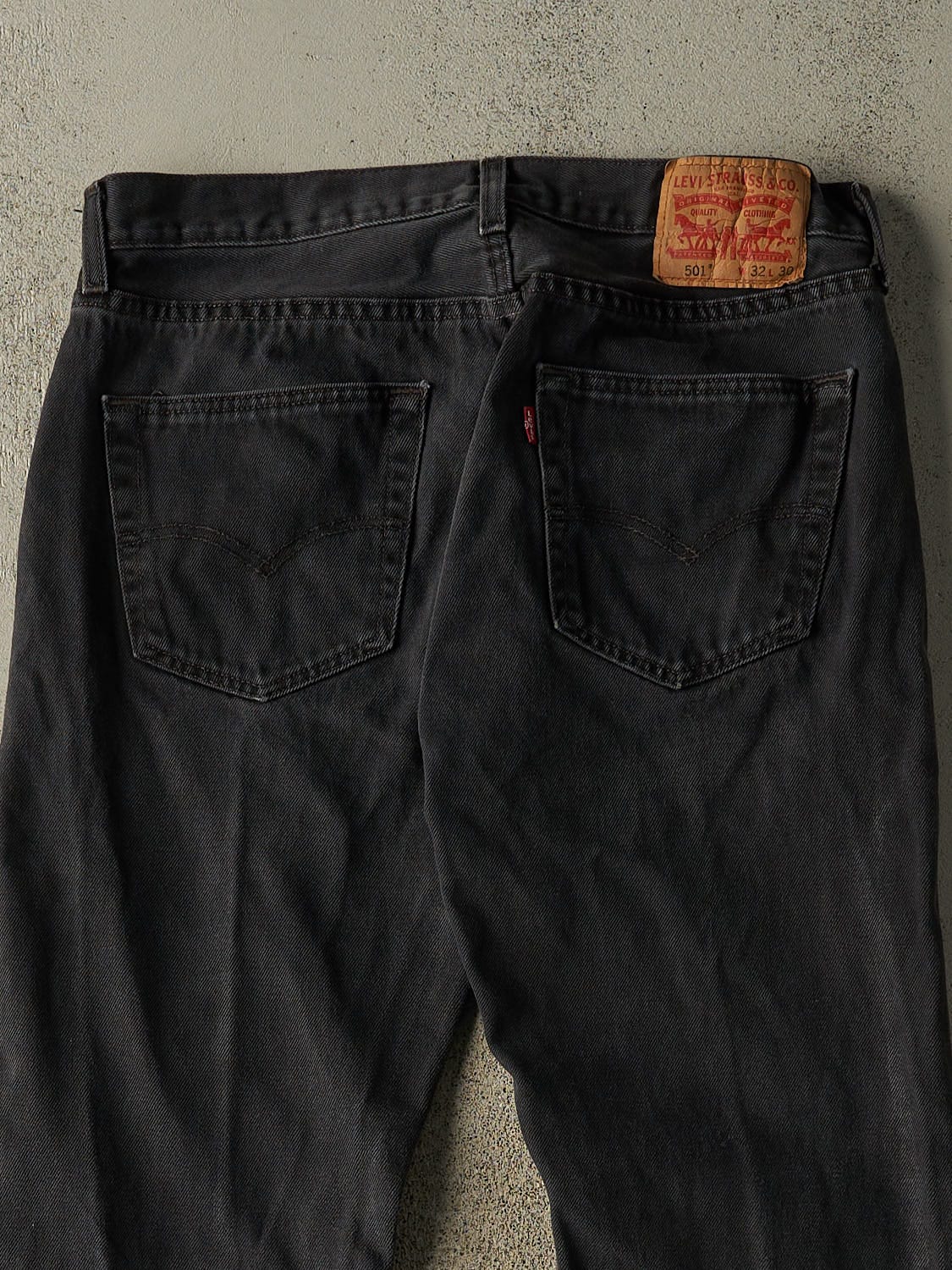 Vintage Y2K Faded Black Levi's 501 Denim Pants (32x29)