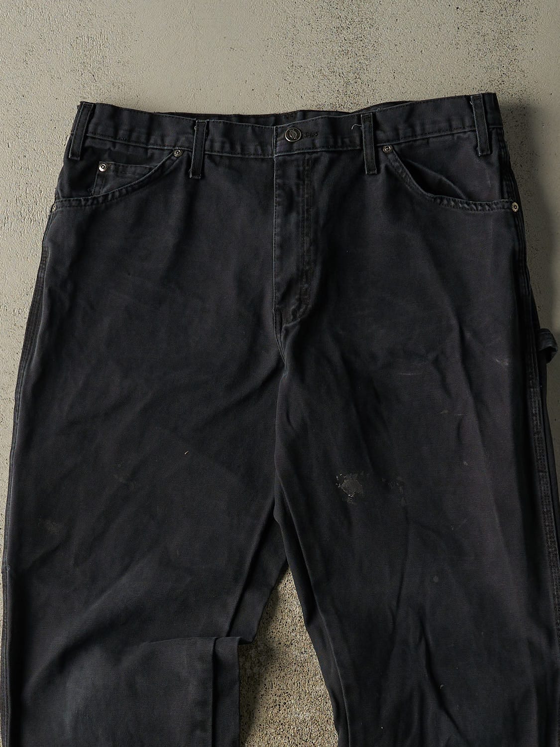 Vintage 90s Faded Black Dickies Carpenter Pants (35x32)