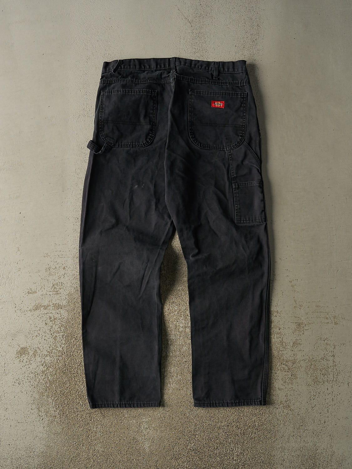 Vintage 90s Faded Black Dickies Carpenter Pants (35x32)