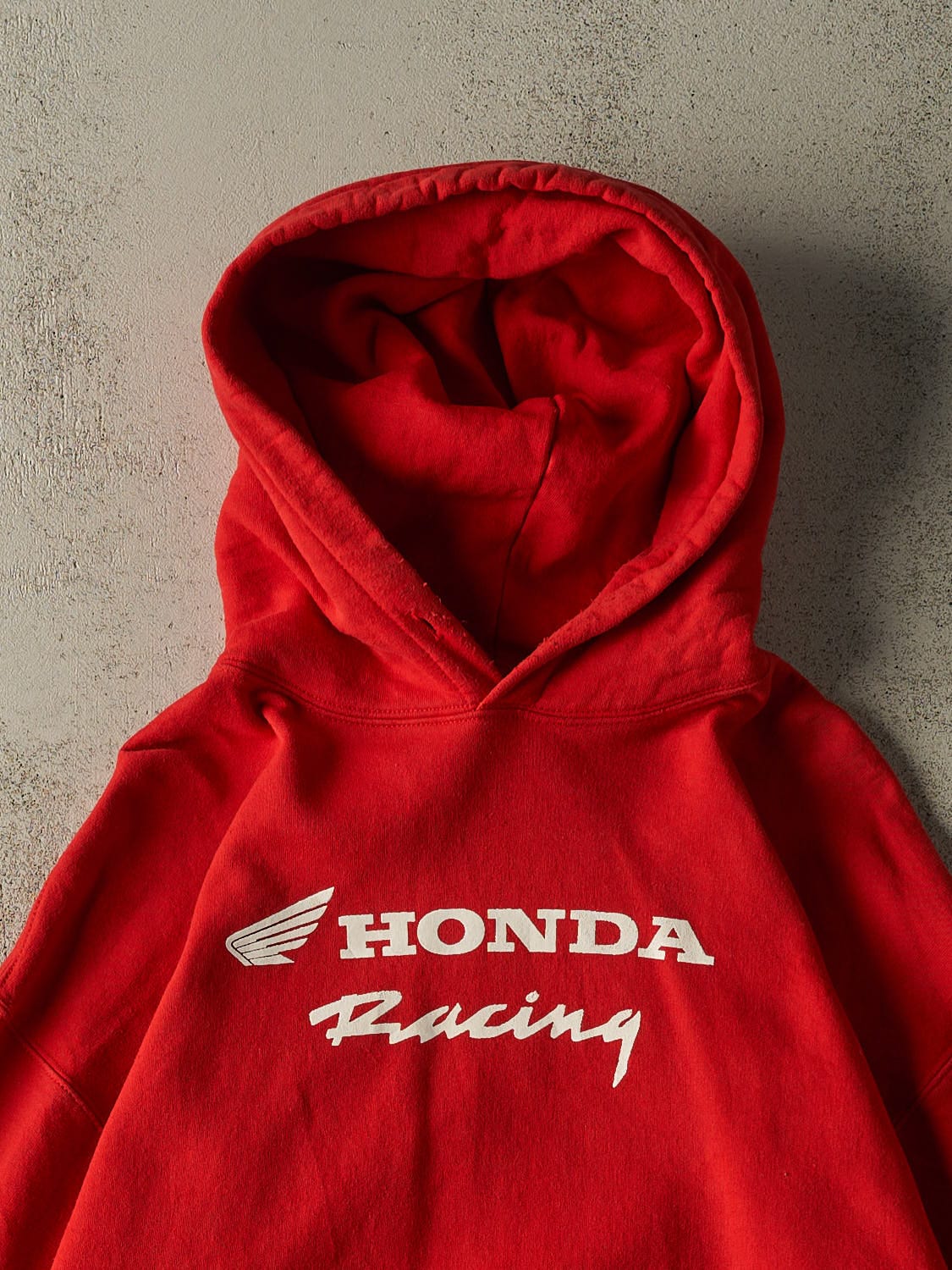 Vintage Y2K Red Honda Racing Hoodie (L/XL)