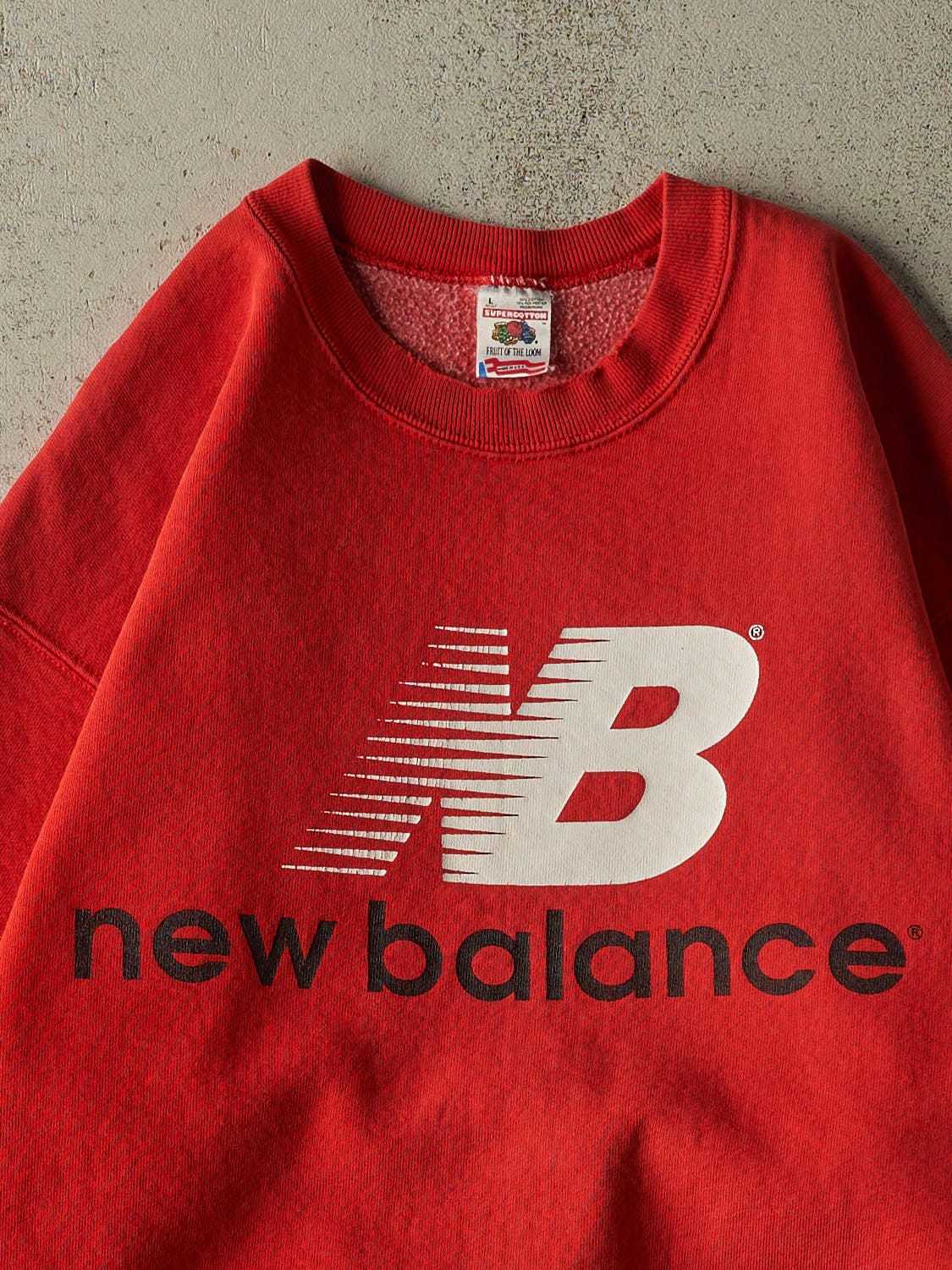 Vintage 90s Red New Balance Crewneck (M/L)