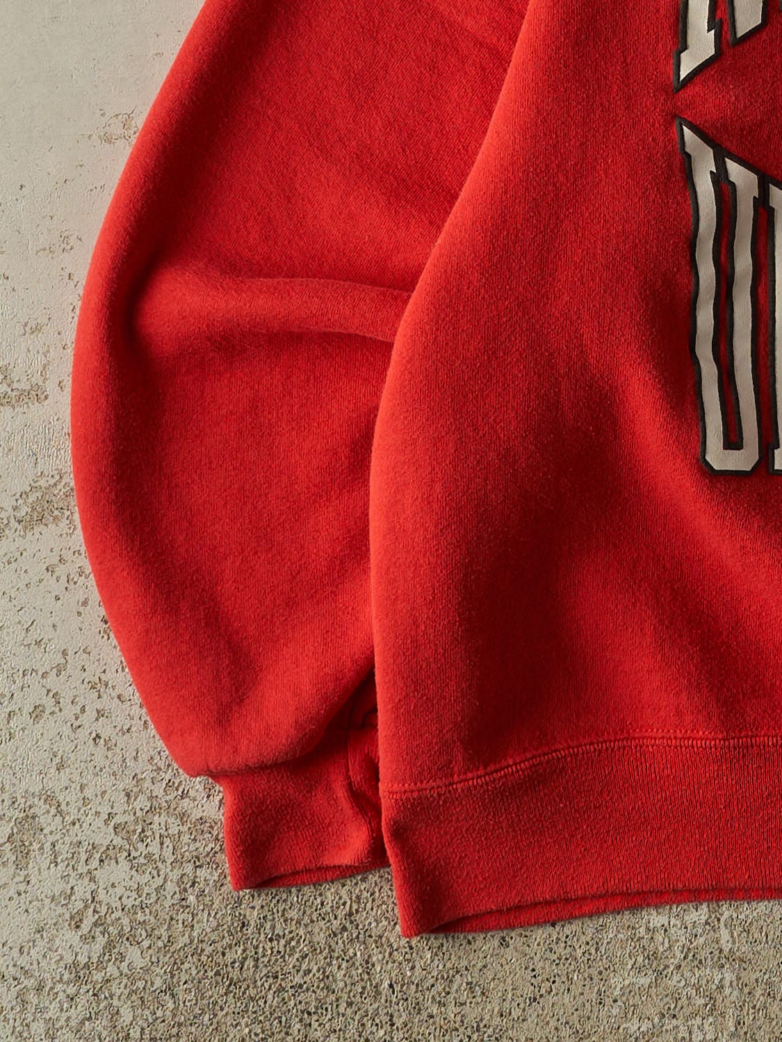 Vintage 90s Red Russell Athletic Nebraska University Crewneck (XL)