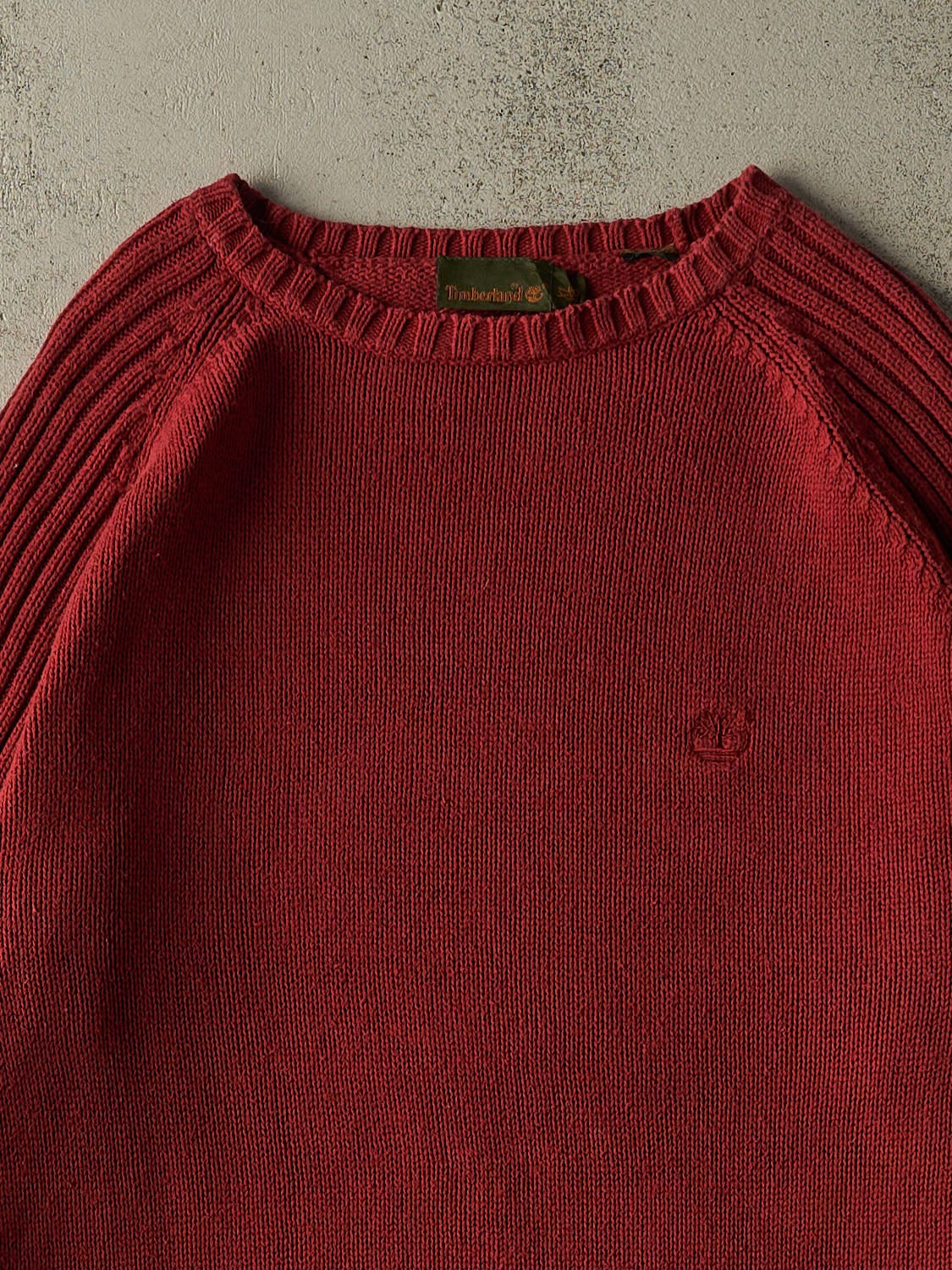 Vintage 90s Burgundy Timberland Knit (XL/XXL)