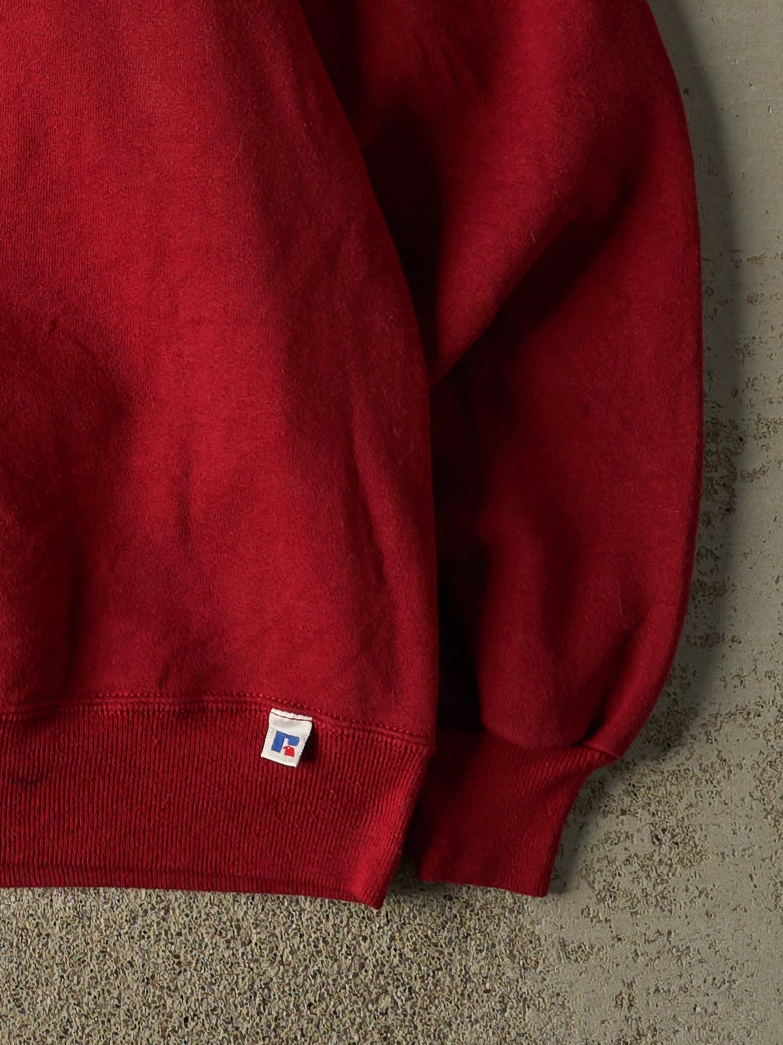 Vintage 90s Burgundy Russell Athletic University of Alabama Embroidered Crewneck (L/XL)