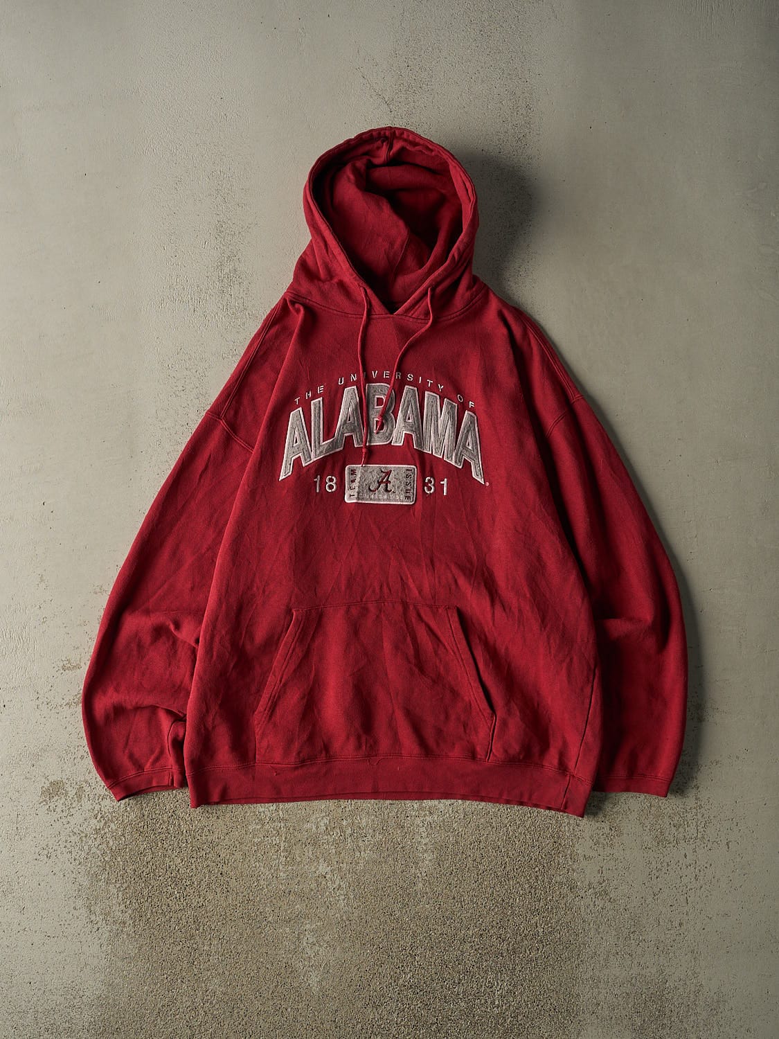Vintage 90s Burgundy University of Alabama Hoodie (XXL/XXXL)