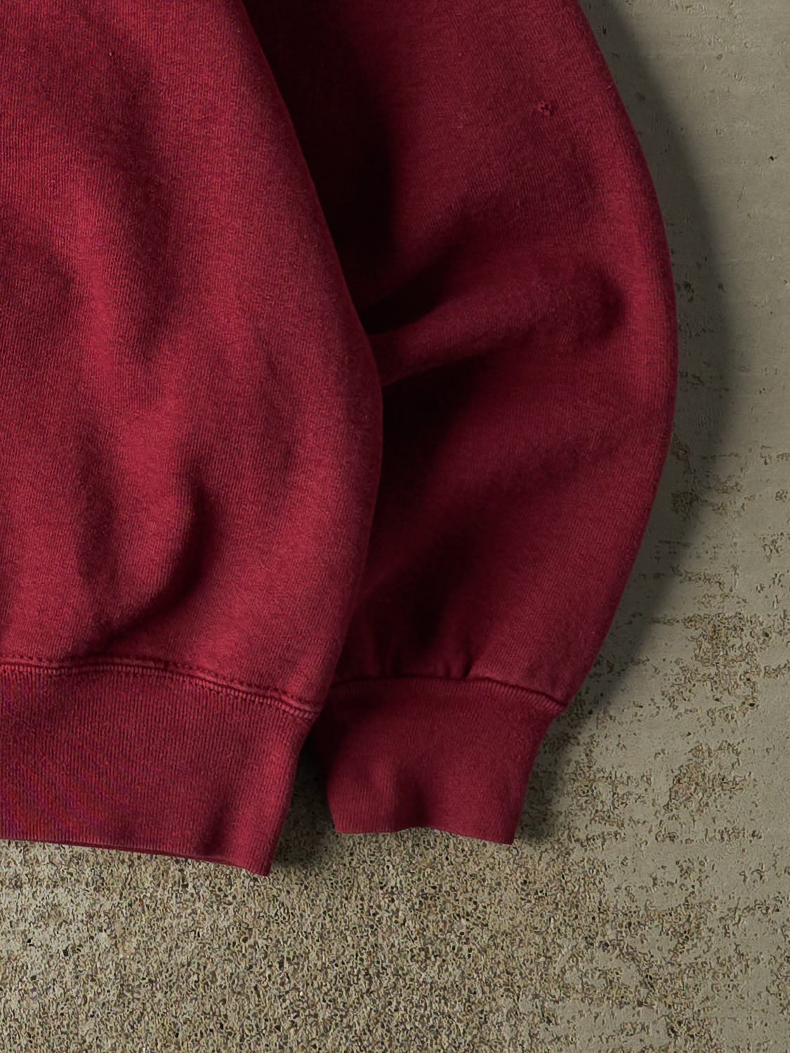 Vintage 90s Burgundy Polo Embroidered Crewneck (S)