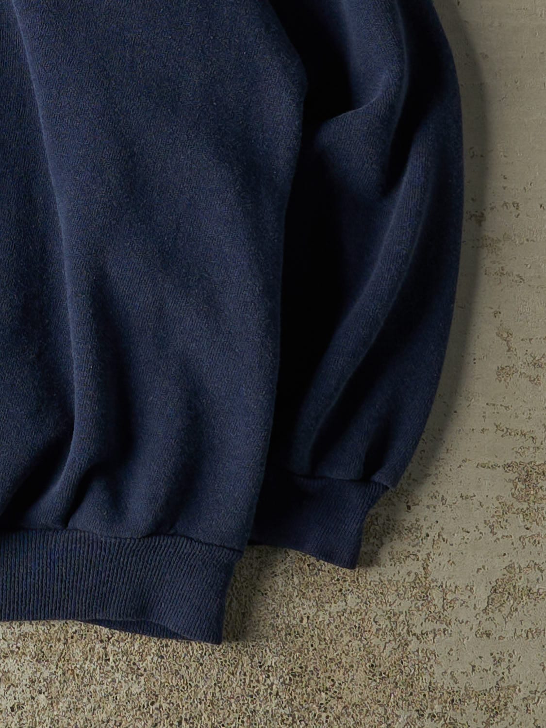 Vintage 80s Navy Blue West Virginia University Crewneck (L/XL)