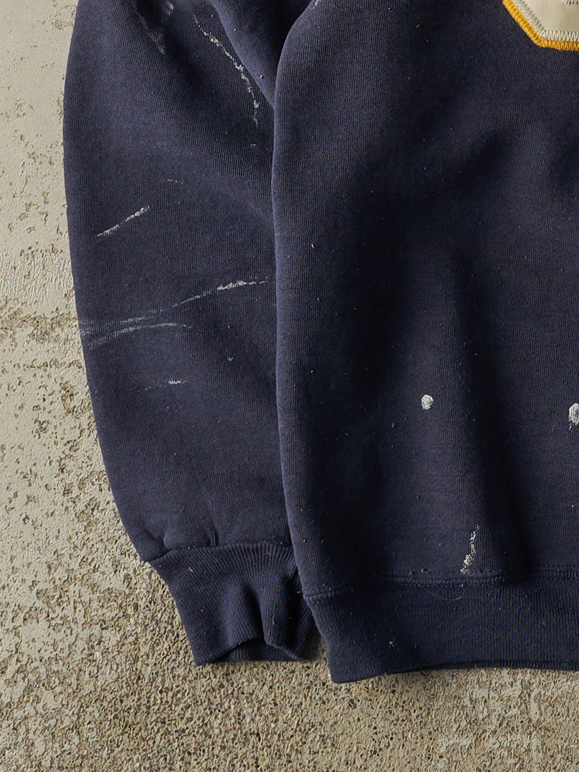 Vintage 90s Navy Blue Russell Athletic CSU Crewneck (S/M)