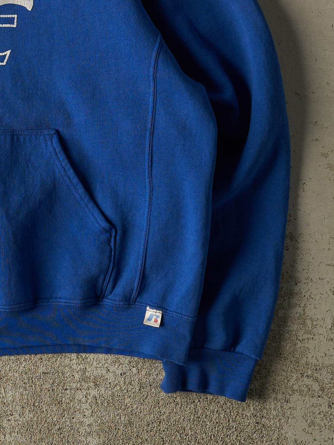 Vintage Y2K Blue Russell Athletic HCC Hawks Hoodie (M/L)