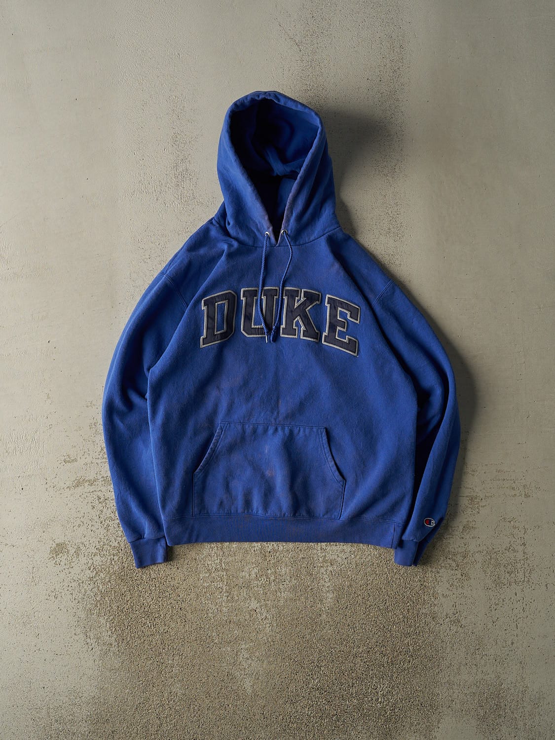 Vintage Y2K Blue Duke University Champion Hoodie (M/L)