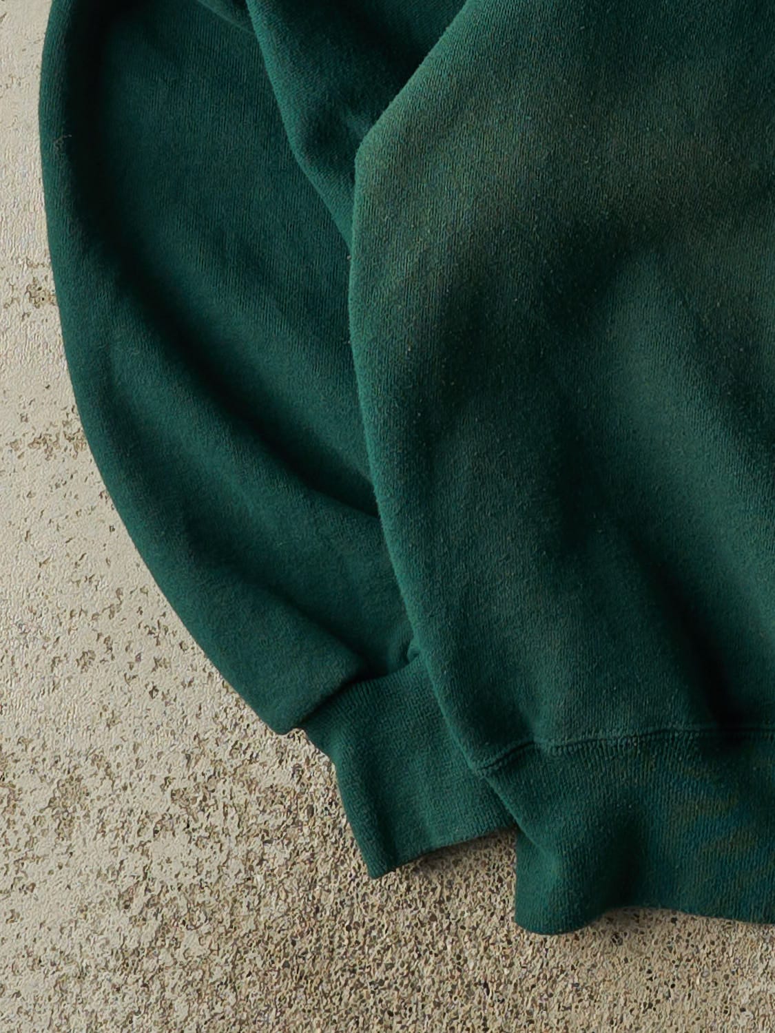 Vintage 90s Green Russell Athletic Embroidered Crewneck (M)