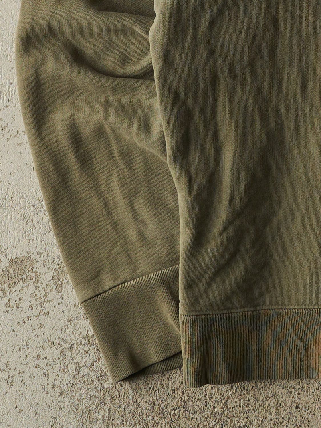 Vintage 90s Sun Faded Green Club Monaco Crewneck (XL)