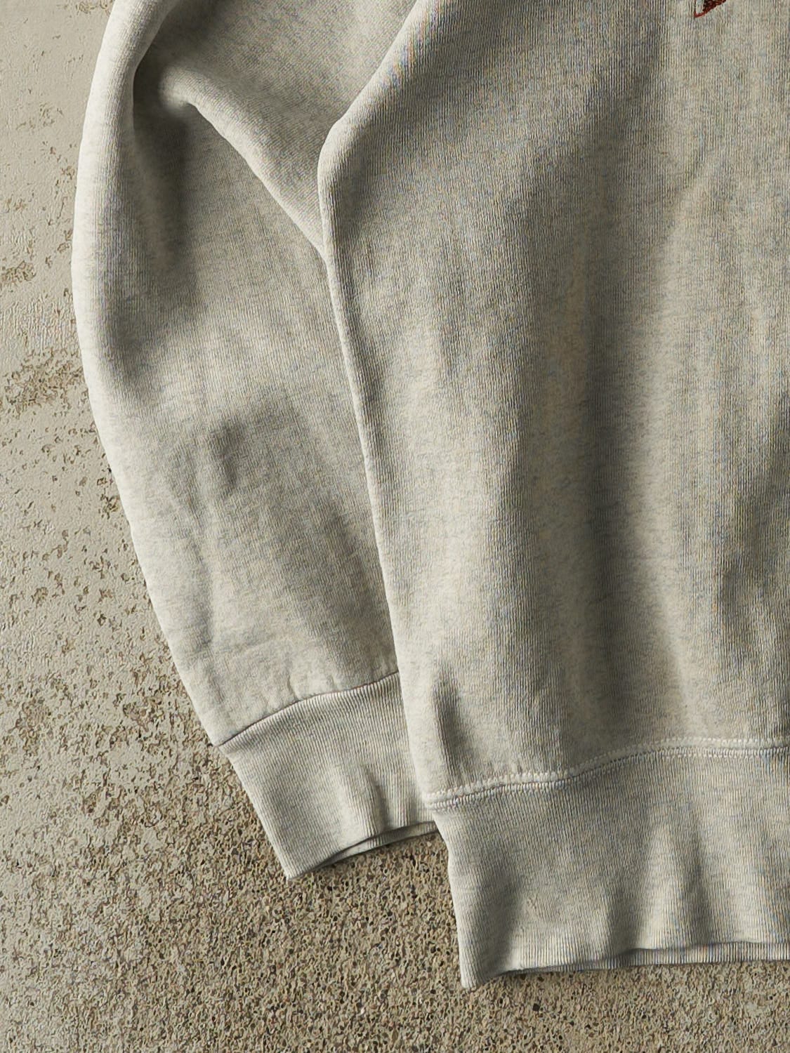 Vintage 90s Heather Grey Cleveland Browns Embroidered Crewneck (M/L)