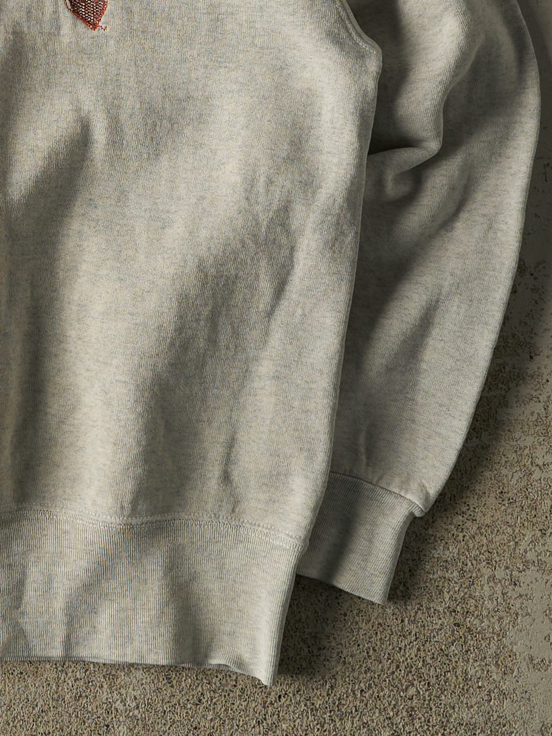 Vintage 90s Heather Grey Cleveland Browns Embroidered Crewneck (M/L)