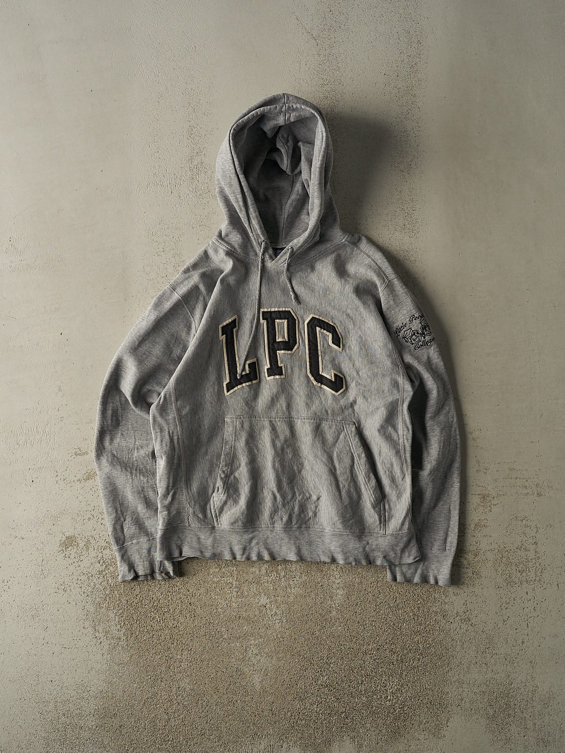 Vintage 90s Grey LPC Childcare Embroidered Hoodie (S/M)