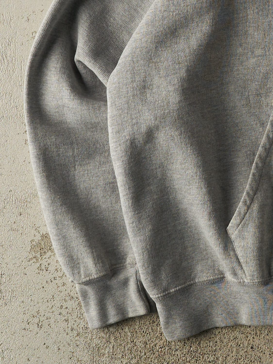 Vintage Y2K Grey Ohio State University Embroidered Hoodie (L/XL)