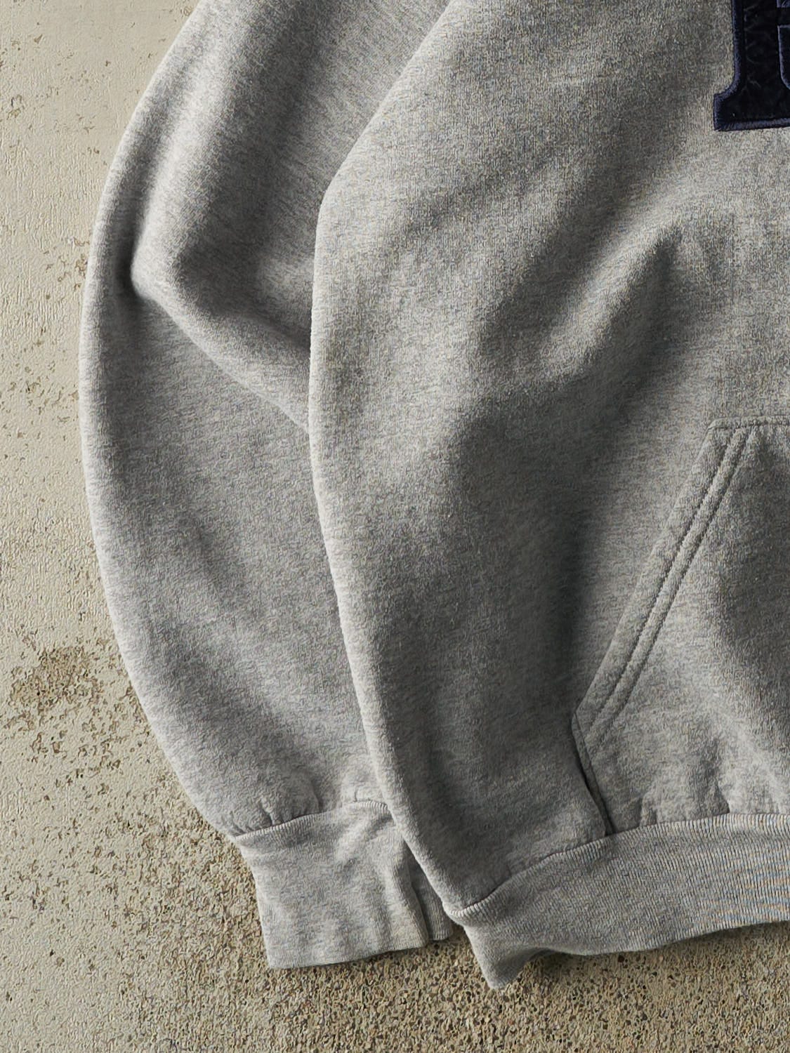 Vintage Y2K Grey FBI Embroidered Hoodie (M/L)