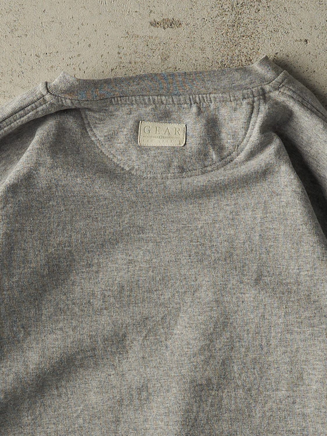Vintage 90s Grey Air Force Embroidered Crewneck (XL/XXL)