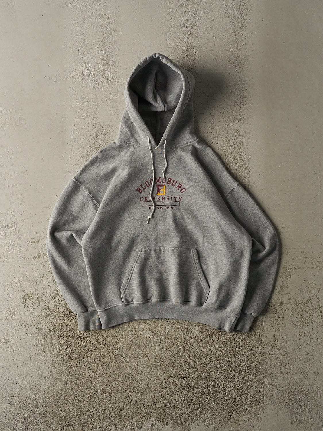 Vintage 90s Grey Bloomsburg University Hoodie (S)