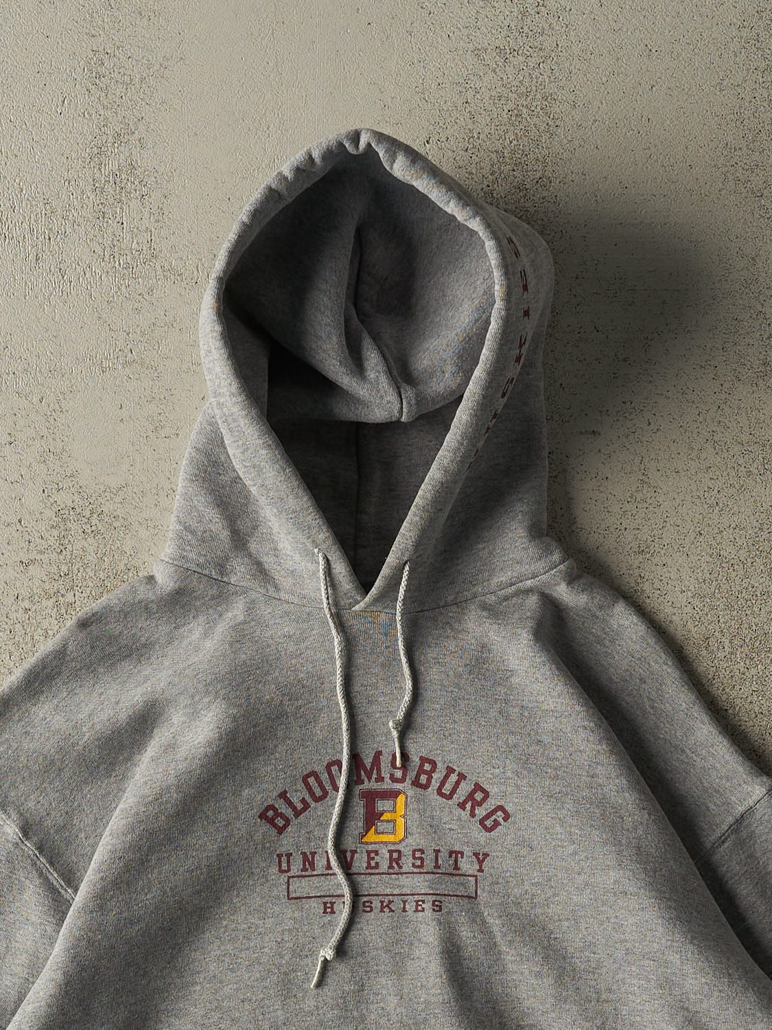 Vintage 90s Grey Bloomsburg University Hoodie (S)