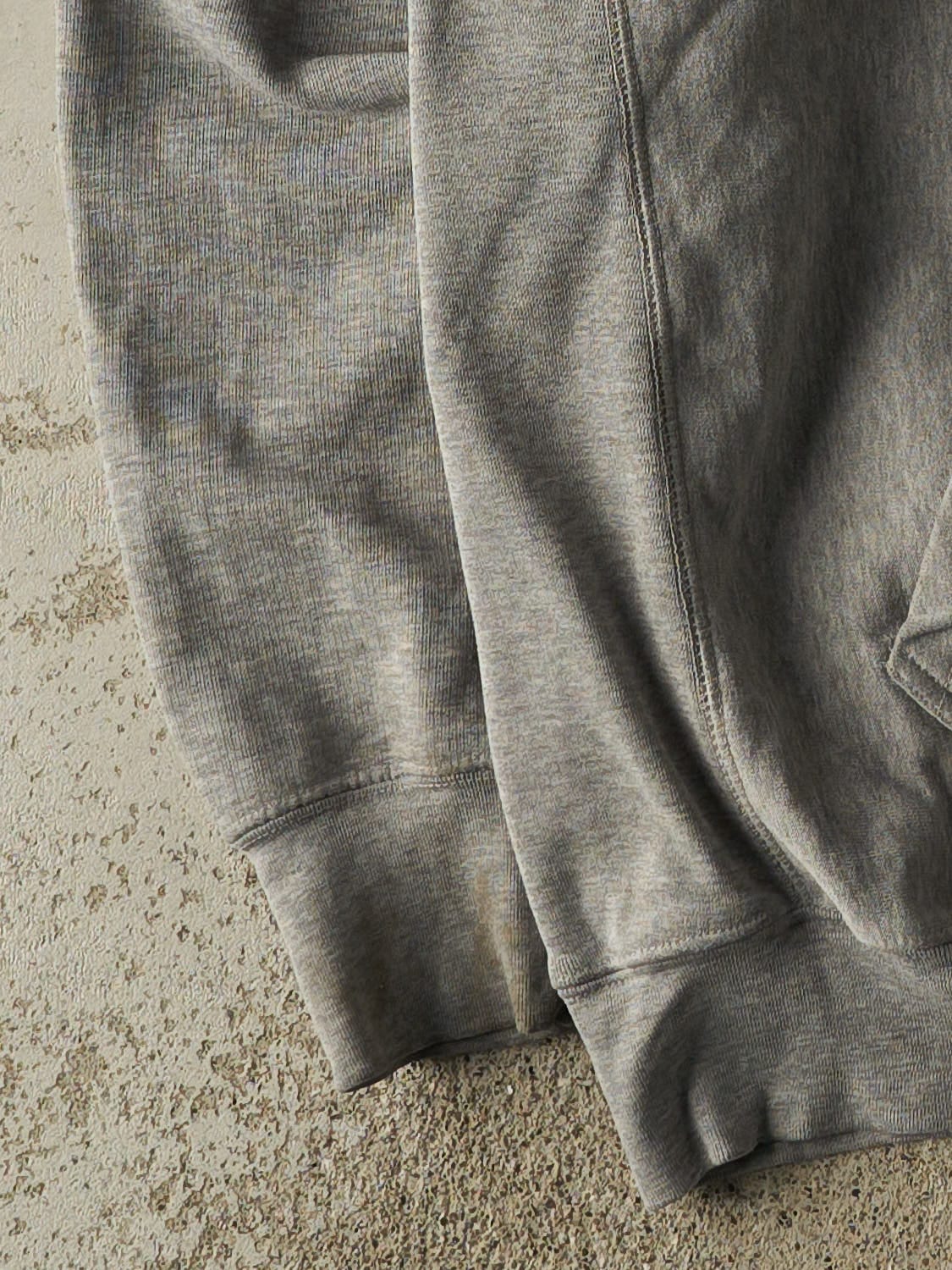 Vintage 90s Grey University of Michigan Embroidered Hoodie (XL/XXL)