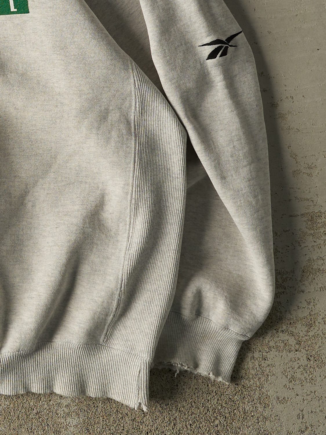 Vintage 90s Heather Grey Reebok Michigan State Football Crewneck (L/XL)