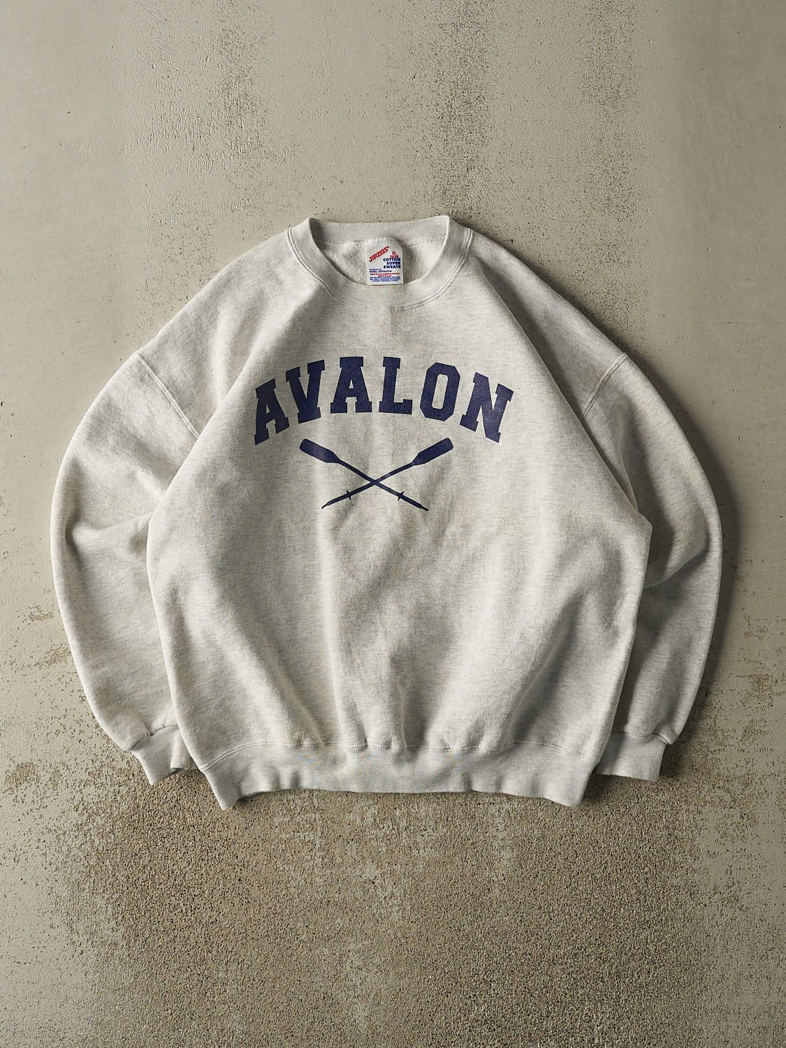 Vintage 80s Heather Grey Avalon Crewneck (M/L)