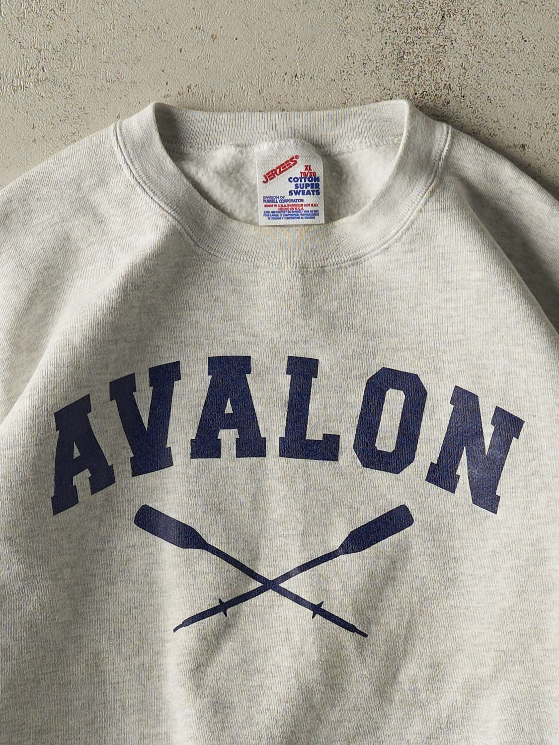 Vintage 80s Heather Grey Avalon Crewneck (M/L)