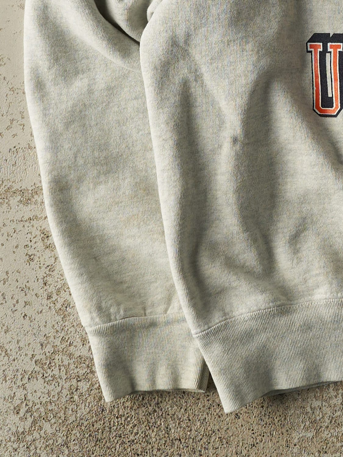 Vintage 90s Heather Grey Syracuse University Crewneck (L/XL)