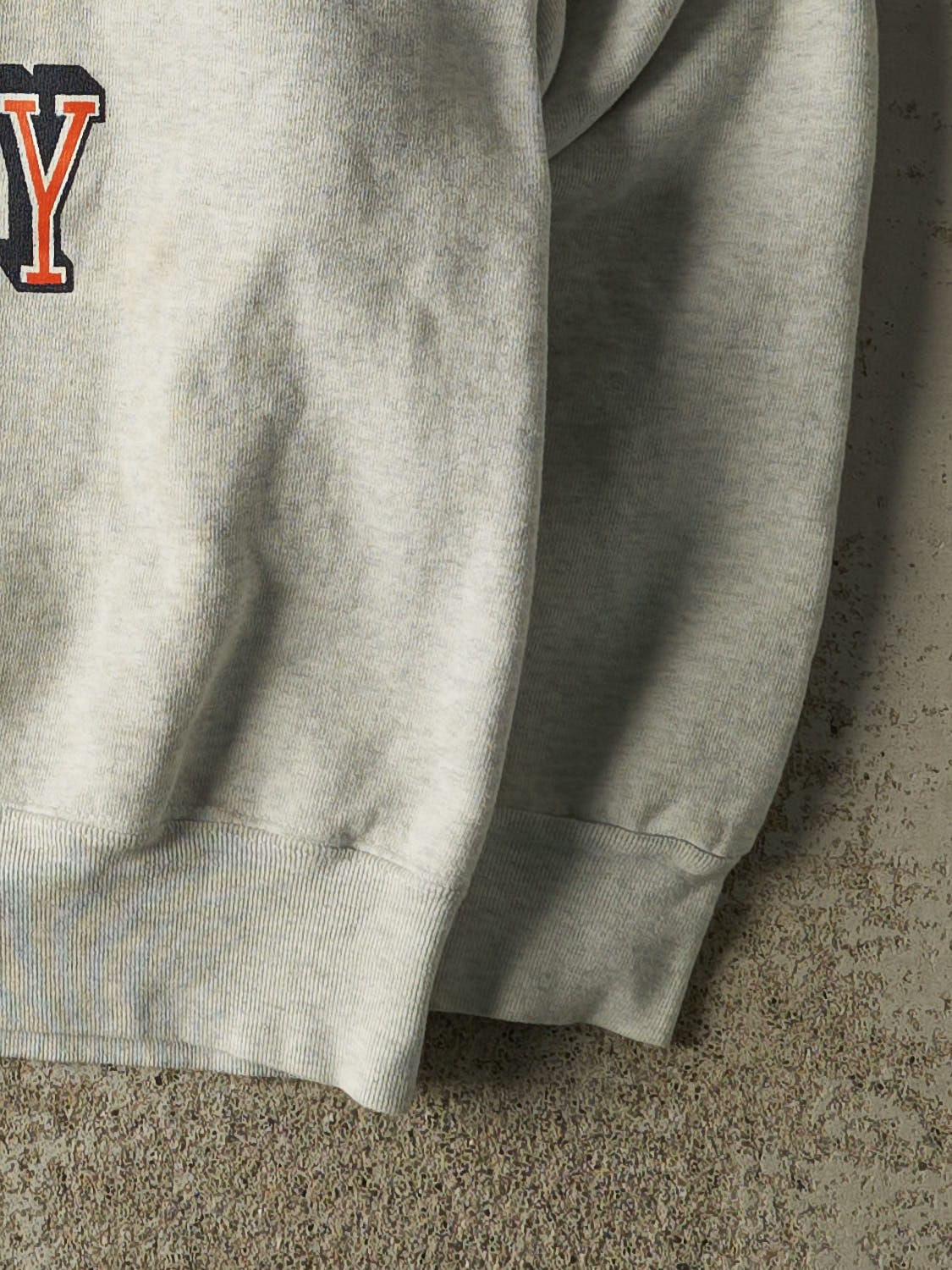 Vintage 90s Heather Grey Syracuse University Crewneck (L/XL)