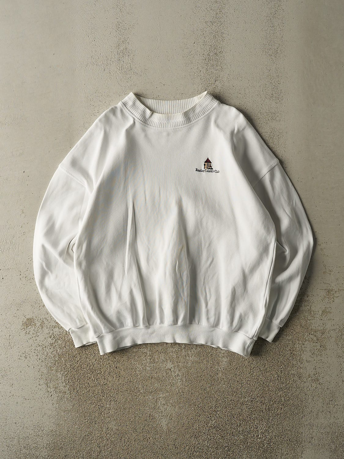 Vintage 90s White Reading Country Club Crewneck (L/XL)