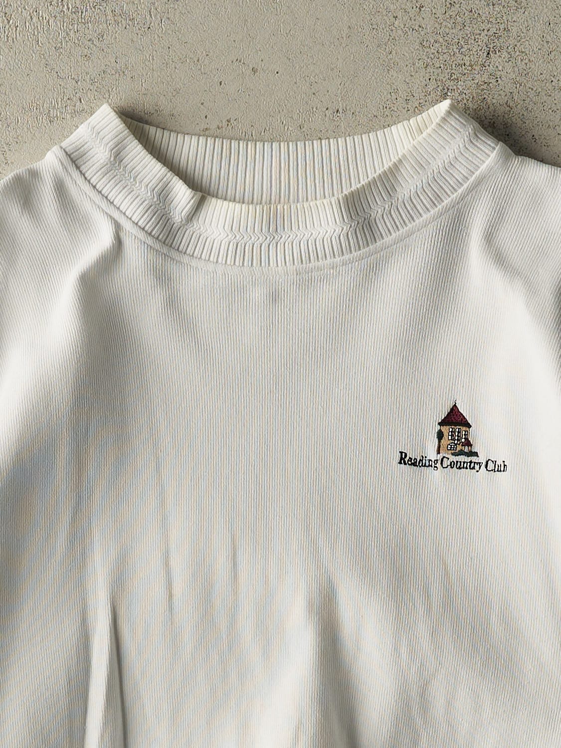 Vintage 90s White Reading Country Club Crewneck (L/XL)