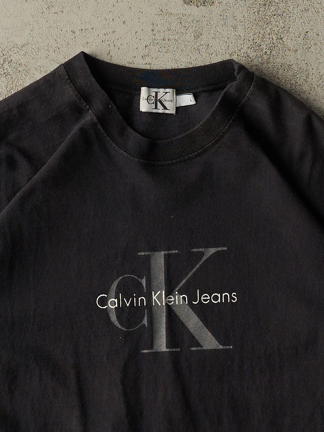 Vintage 90s Black Calvin Klein Tee (M)