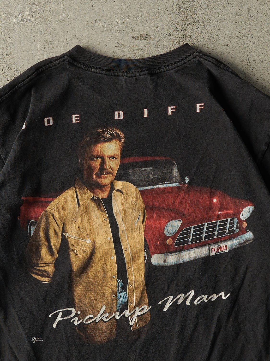 Vintage 90s Black Joe Diffie "Pickup Man" Band Tee (L)