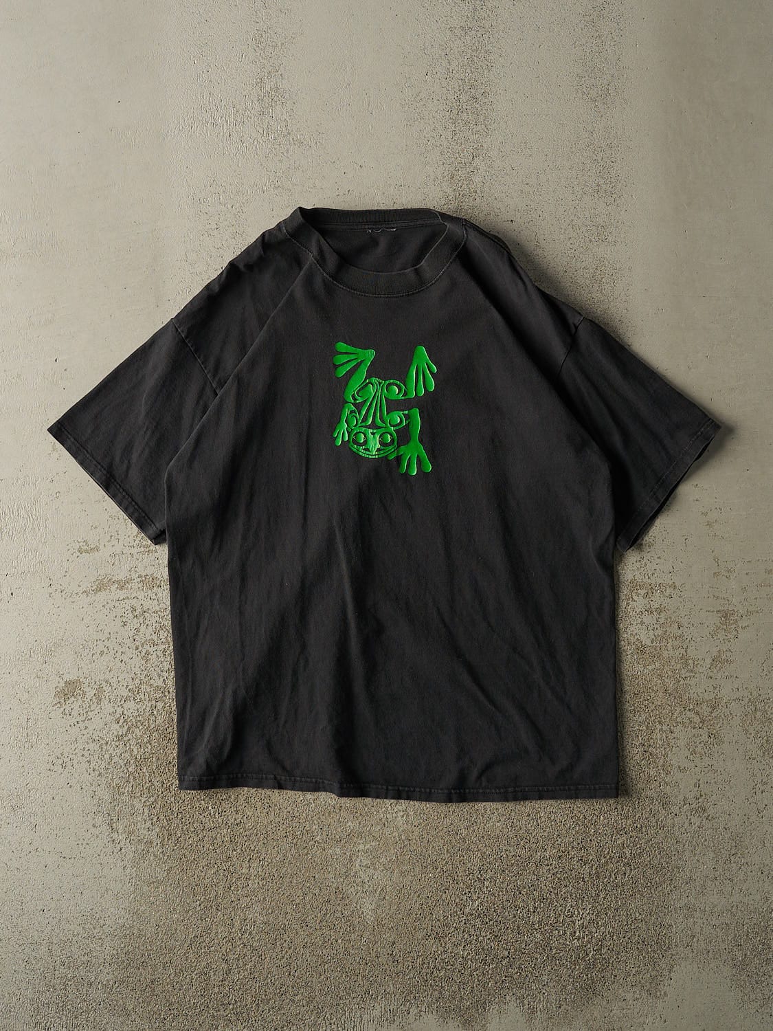 Vintage 90s Black Frog Tee (XL)
