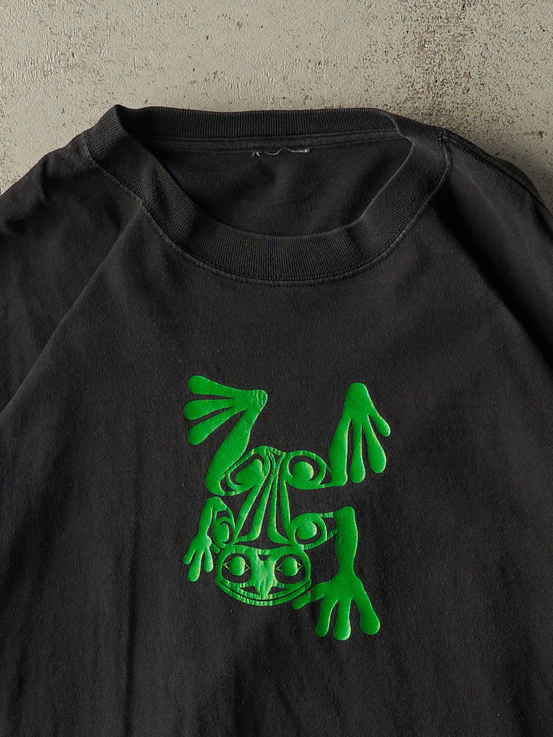 Vintage 90s Black Frog Tee (XL)