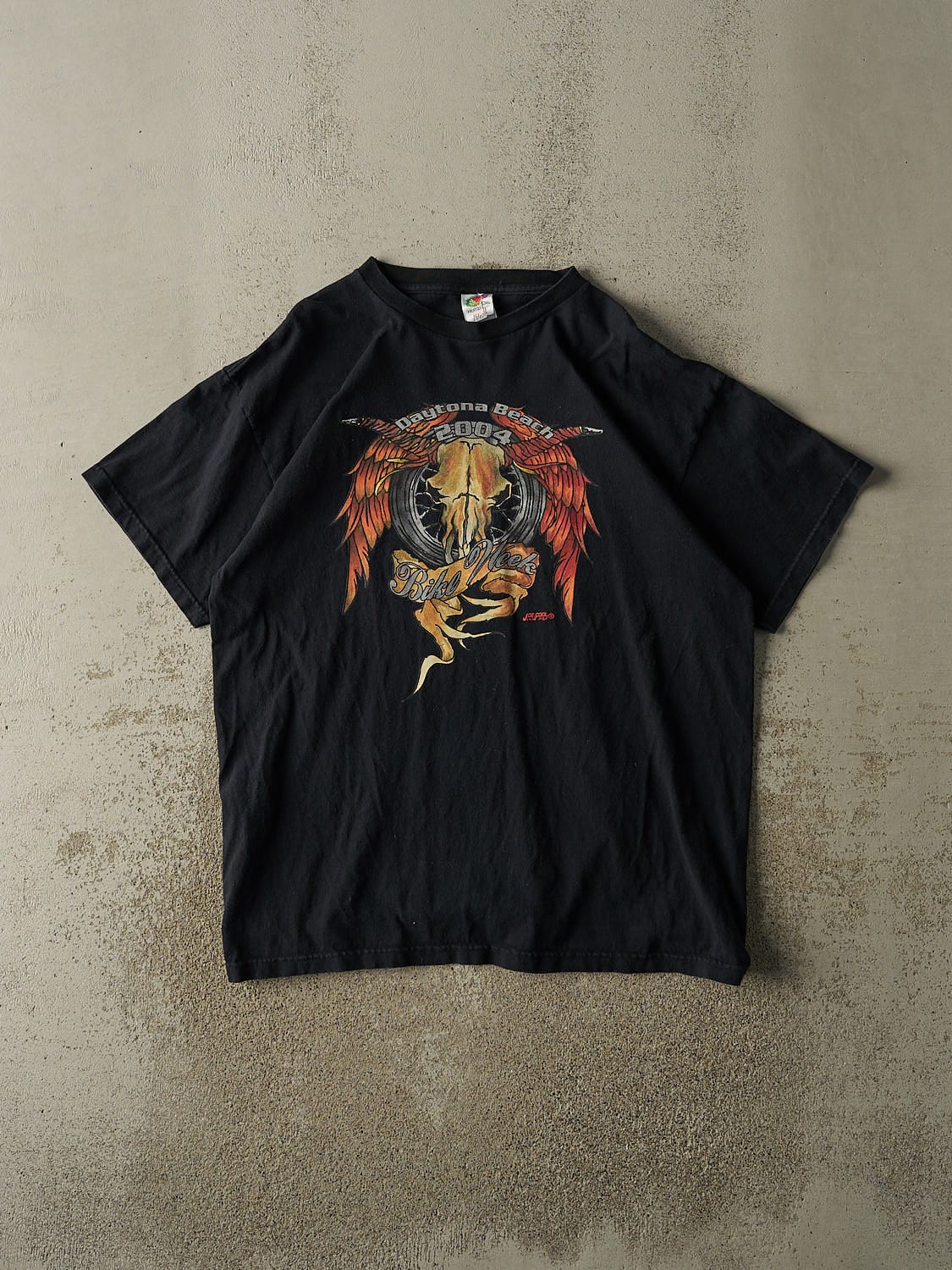 Vintage 04' Black Daytona Beach Bike Week Tee (L/XL)