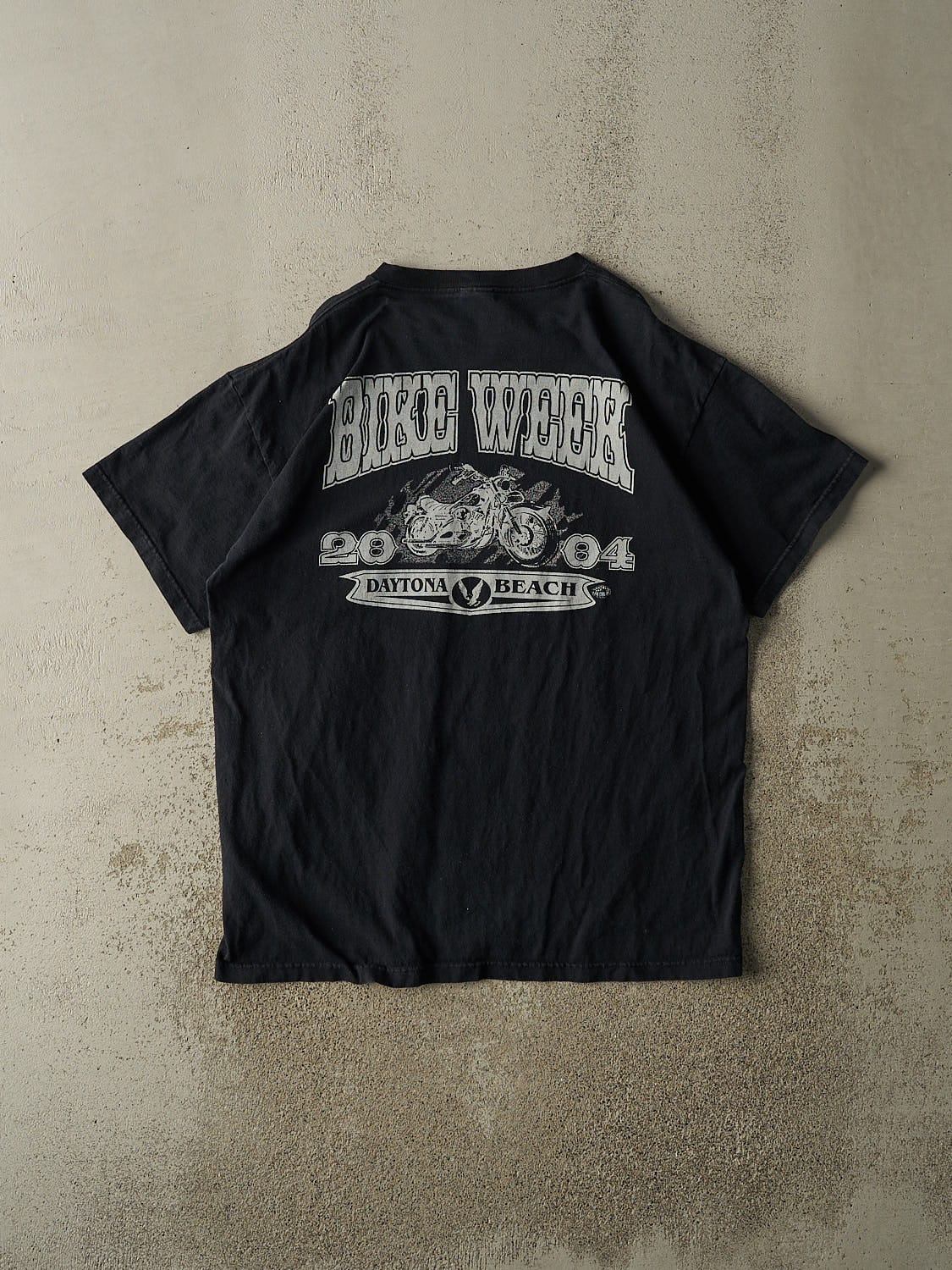 Vintage 04' Black Daytona Beach Bike Week Tee (L/XL)