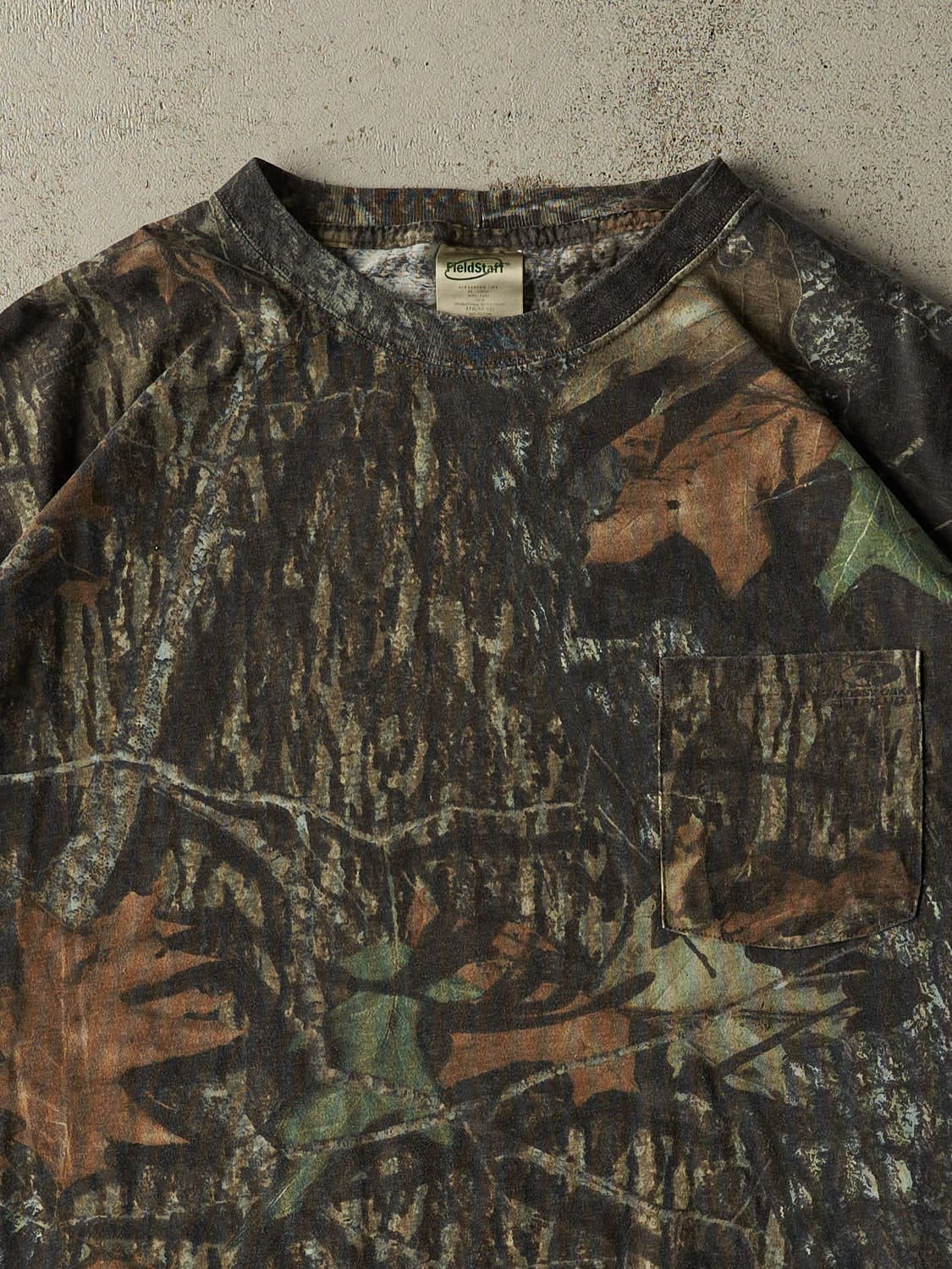 Vintage Y2K Camo Mossy Oak Pocket Tee (XXL)