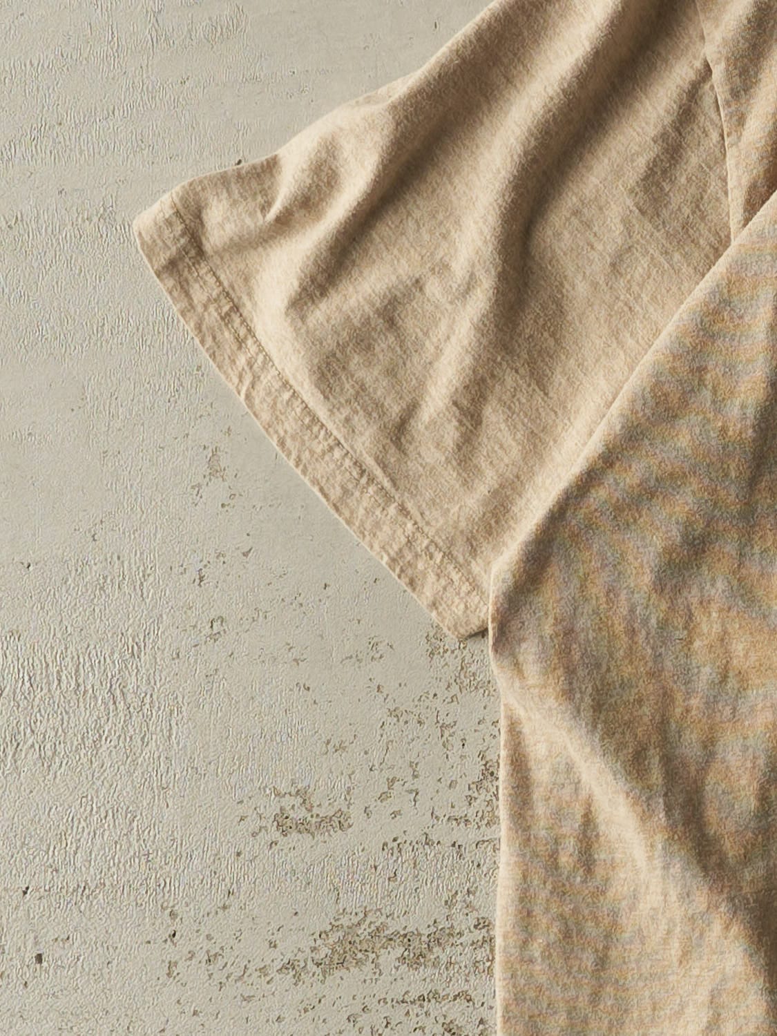 Vintage 90s Beige Polo Embroidered Tee (XXL)