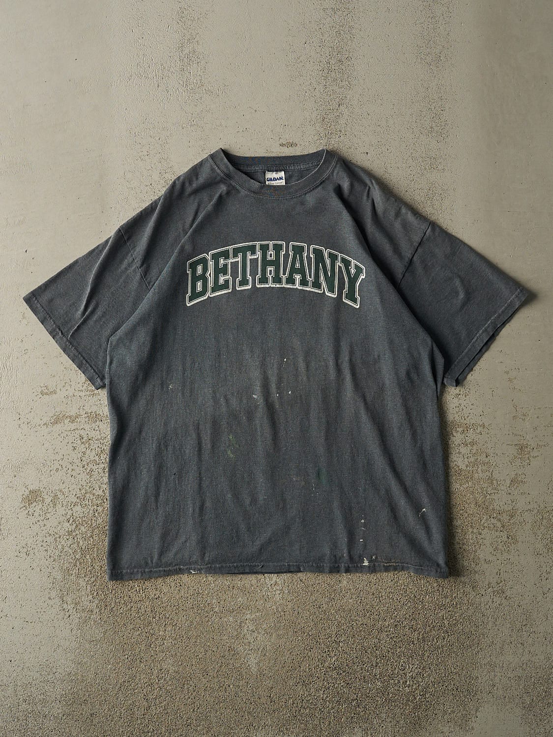 Vintage Y2K Charcoal Grey Bethany Tee (XL)